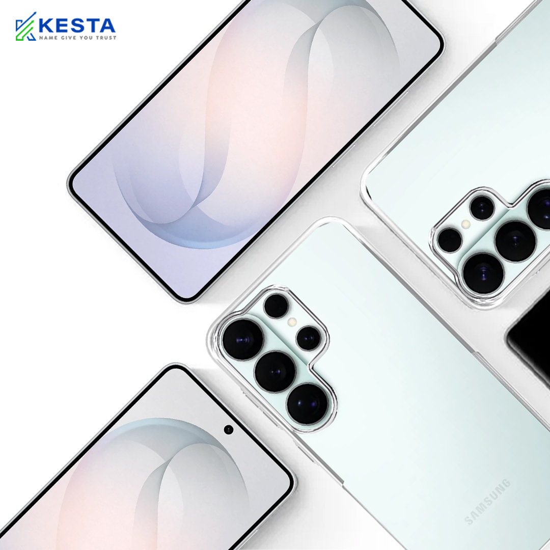 Samsung S26 Ultra Cover - Noble Silver Transparent Case (Anti Yellowing Protection)